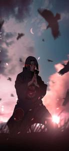 Itachi uchiha sharingan pose