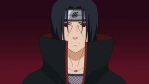 Itachi uchiha mit ernster miene bild