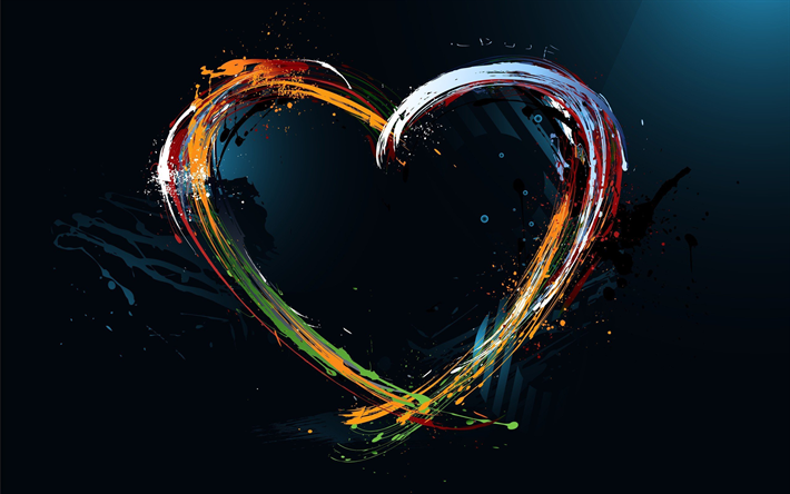 cœur, l&#39;amour, la cr&#233;ativit&#233;, l&#39;art