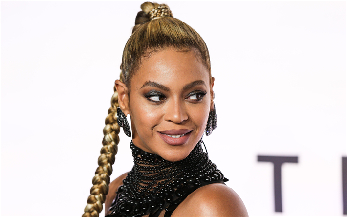 Beyonce, 4k, la cantante Americana, ritratto, make-up, Beyonce Knowles