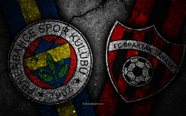 Fenerbahce vs Spartak Trnava, la UEFA Europa League, en la Fase de grupos de la Ronda 2, creativo, Fenerbahce FC Spartak Trnava FC, piedra negra
