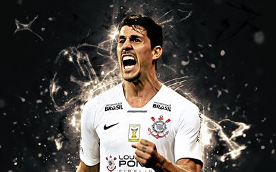Danilo Avelar, brazilian footballers, Corinthians FC, soccer, Avelar, Brazilian Serie A, football, neon lights, Brazil