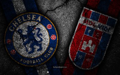 Chelsea vs MOL Vidi, UEFA Europa League, Lohkovaiheessa, Round 2, luova, Chelsea FC, MOL Vidi FC, musta kivi