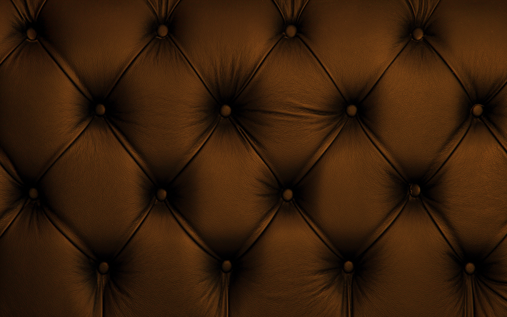brown tapicer&#237;a de cuero, 4k, macro, marr&#243;n de cuero, de cuero marr&#243;n de fondo, texturas de cuero, marr&#243;n, fondos, tapicer&#237;a de texturas