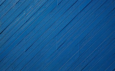 4k, diagonal wooden texture, macro, blue wooden texture, wooden backgrounds, wooden textures, diagonal wooden backgrounds, wooden logs, blue backgrounds