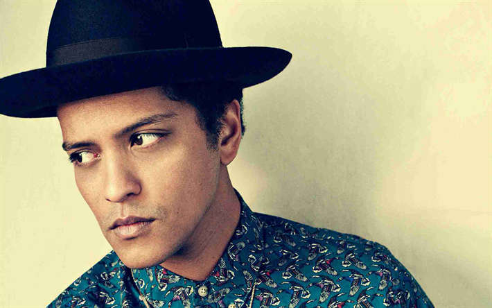 Bruno Mars, muotokuva, amerikkalainen laulaja, photoshoot, amerikan kuuluisia laulajia, suosittu laulajat, Peter Gene Hernandez