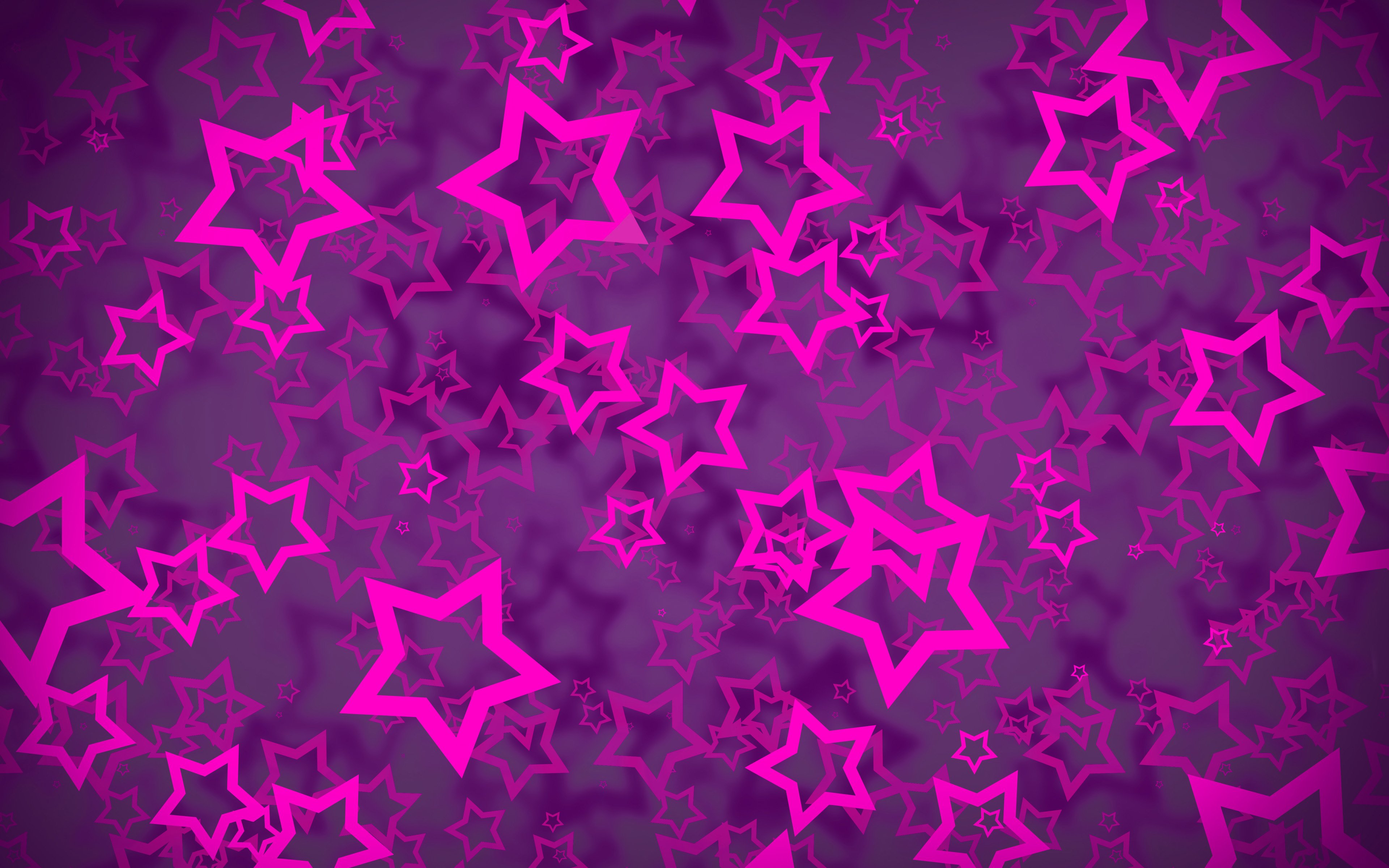 purple stars background, 4k, stars patterns, background with stars, purple ...