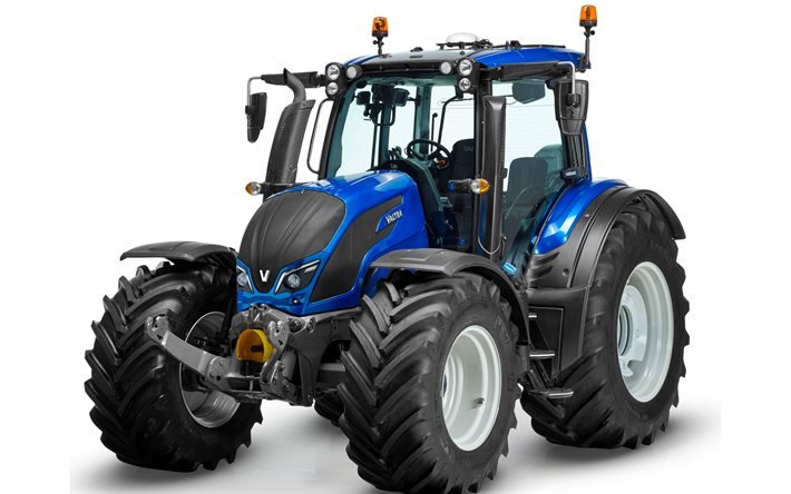 Valtra N174 Versu, maquinaria agrícola, tractores modernos, nuevo azul N174 Versu, tractores, Valtra
