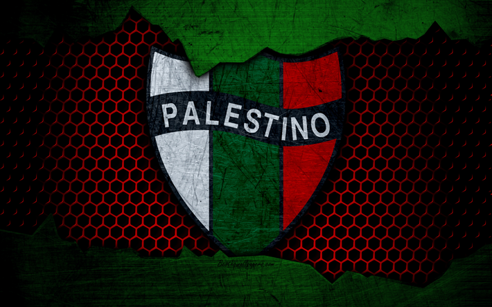 Download Wallpapers Palestino 4k Logo Chilean Primera Division Soccer Football Club Chile Grunge Metal Texture Palestino Fc For Desktop Free Pictures For Desktop Free