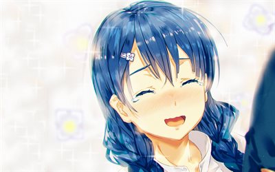 Megumi Tadokoro, 4k, anime merkki&#228;, manga, Shokugeki ei Soma