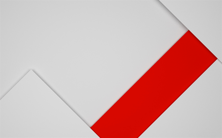 material design, android, geometric abstraction, line, red rectangle