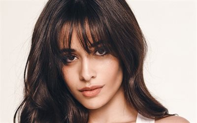 Camila Cabello, Mexican singer, portrait, brunette, latin woman, Vogue