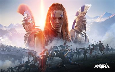 Total War Arena, 2017, online game, medieval war, poster