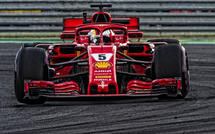 Sebastian Vettel, Formula One World Champion, Ferrari SF90, Scuderia Ferrari, race car, F1, German racer, Formula 1, Ferrari