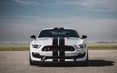 Ford Mustang, 2016, GT350R, front end, tuning Mustang, sport car