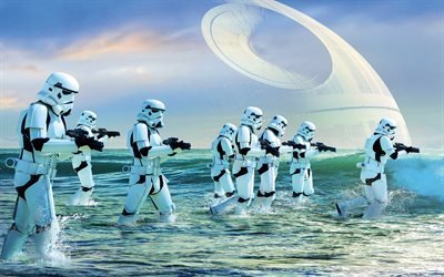 حرب النجوم القصة, المارقة واحد, 2016, stormtroopers
