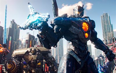 Pacific Rim Uprising, thriller, 2018 movie, poster, science-fiction