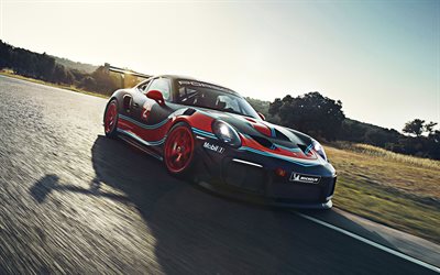 Porsche 911 GT2 RS Clubsport, 2019, racing car, tuning, racing 911, sports coupe, racing track, German sports cars, Porsche
