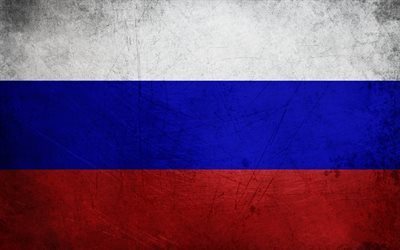 La Bandera rusa, Rusia, la textura de las paredes, la Federaci&#243;n de rusia