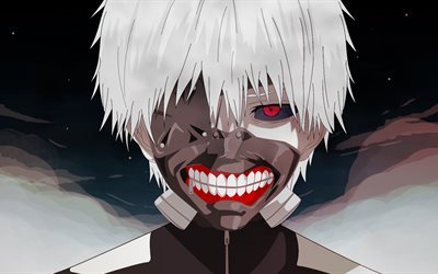 Ken kanek, manga Tokyo Ghoul, personaggi di anime con gli occhi rossi