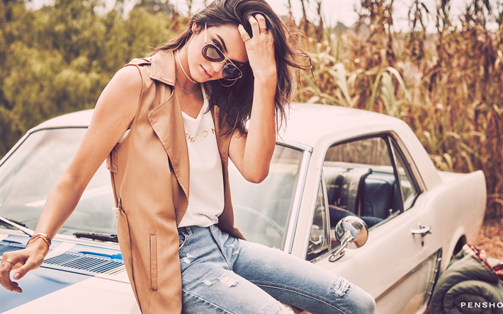 Kendall Jenner, 2018, photoshoot, Penshoppe, Hollywood, amerikansk modell, brunett