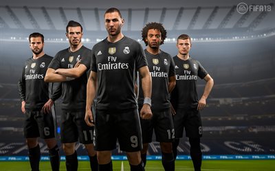 La FIFA 18, el Real Madrid de 2017, juegos, simulador de f&#250;tbol, Gal&#225;cticos