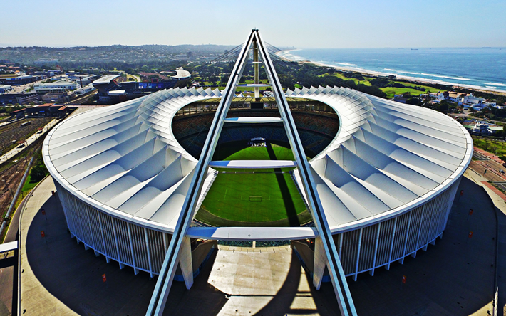 Moses Mabhida Stadium, AmaZulu FC stadium, South African Football Club, Durban, in Sud Africa, i Nuovi Stadi di Calcio