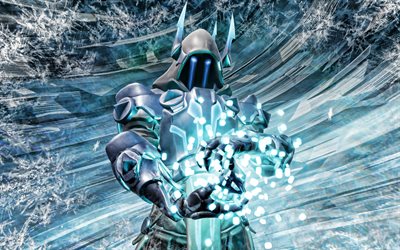 4k buz Kral, 4k, Fortnite Battle Royale, 2018 oyunları, Fortnite, siber savaş&#231;ı, Fortnite karakterler