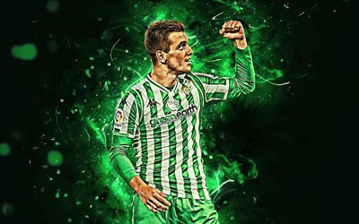 Giovani Lo Celso, goal, Real Betis FC, argentine footballers, midfielder, La Liga, Tonny Sanabria, footballers, neon lights, soccer, Spain, LaLiga