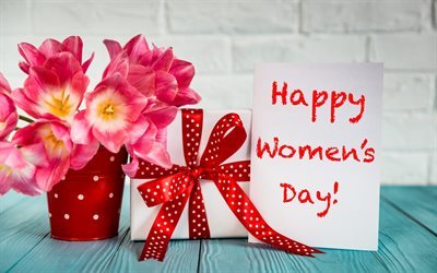 8 مارس, هدية, اليوم العالمي للمرأة, باقة من الزهور