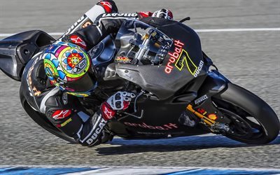 Carlos Checa, MotoGP, 2017 motos, bicicletas de corrida, Ducati 1199 Panigale