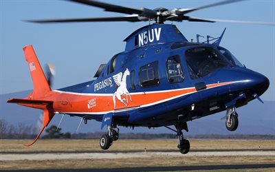 AgustaWestland AW109E Power, Pegasus, AW109E, light passenger helicopter, American helicopters, Agusta