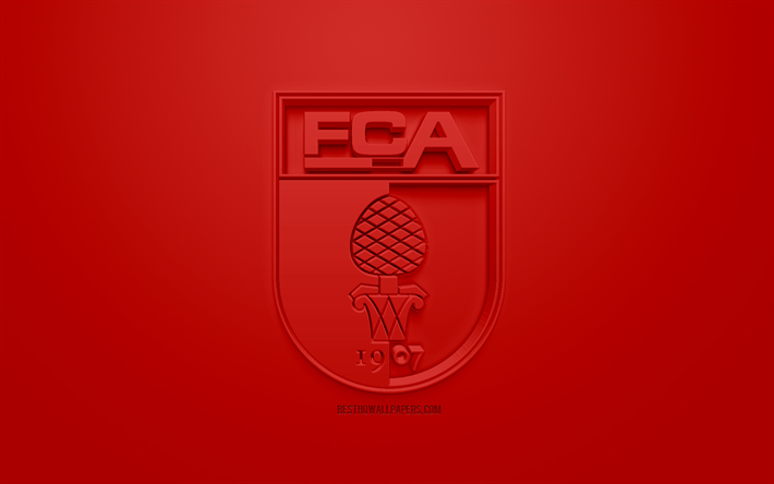 ダウンロード画像 Fcアウグスブルク 創作3dロゴ 赤の背景 3dエンブレム ドイツサッカークラブ ブンデスリーガ アウグスブルク ドイツ 3dアート サッカー お洒落な3dロゴ フリー のピクチャを無料デスクトップの壁紙