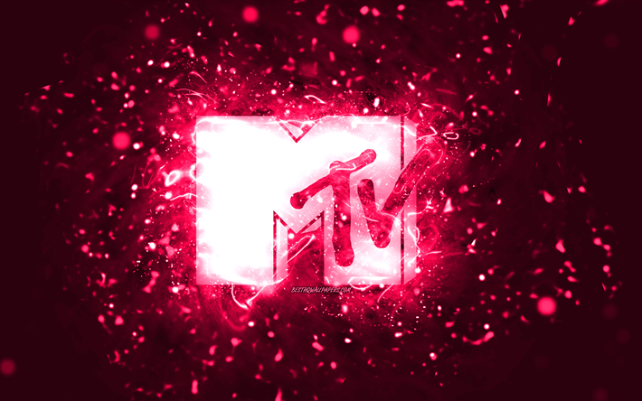 شعار MTV الوردي, 4 ك, أضواء النيون الوردي, إبْداعِيّ ; مُبْتَدِع ; مُبْتَكِر ; مُبْدِع, خلفية مجردة الوردي, ميوزيك تيليفيجن (تلفزيون الموسيقى), MTV‏, قناة تلفزيون عالمية تبث الفيديوهات الموسيقية وبرامج التسلية (موجودة في لندن), شعار MTV, العلامة التجارية,