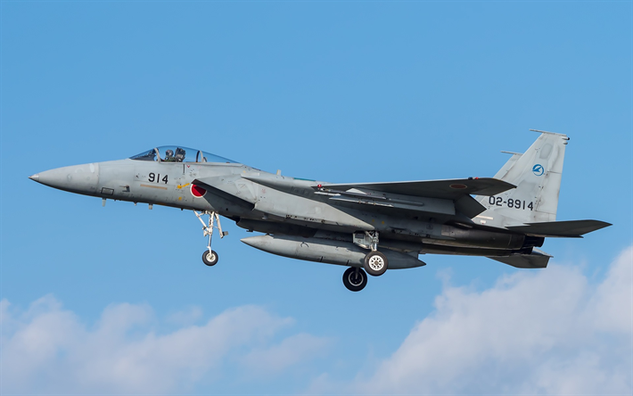 mitsubishi f-15j, japan air self-defense force, japaner, japan air force, combat aviation