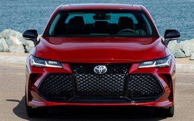 Toyota Avalon, 2019, Touring, vista frontal, vermelho novo Avalon, exterior, Carros japoneses, Toyota