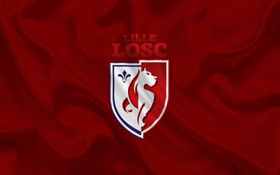Lille OSC, Football club, Lille emblem, logo, France, Ligue 1, football