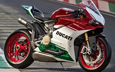 ドゥカティ1299Panigale R, 2017, 自転車レース, 涼しいバイク, イタリアの色, スポーツバイク, イタリアの二輪車, ドゥカティ