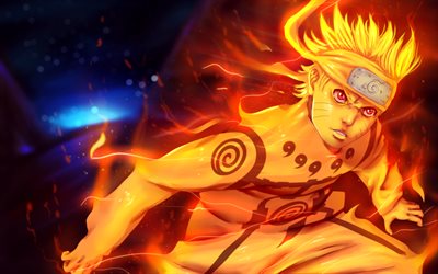 Boruto Uzumaki, fuego, flames, el manga, el arte, el de Naruto, Boruto