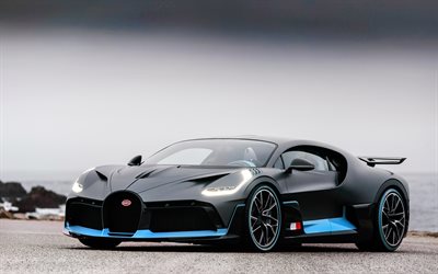 4k, Bugatti Divo, route, hypercars, 2018 voitures, de nouvelles Divo, supercars, Bugatti