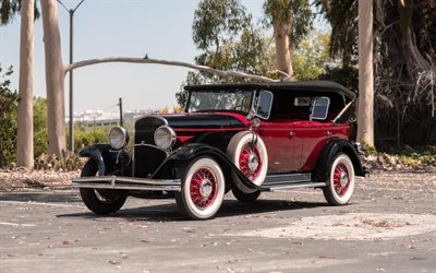 1930, Chrysler Serien 77 Phaeton, retro bilar, exteri&#246;r, vintage bilar, retro amerikanska bilar, Chrysler