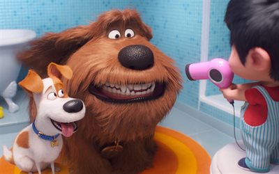 The Secret Life of Pets 2, 2019, promo, poster, main characters, dogs