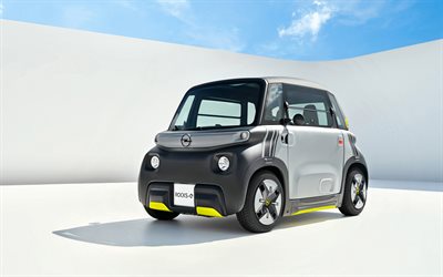 Opel Rocks-e, 4k, compact cars, 2021 cars, electric cars, 2021 Opel Rocks-e, german cars, Opel