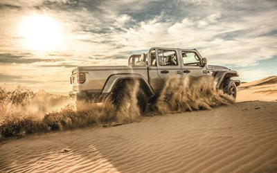 Jeep Gladiator Sand Runner, désert, 2022 voitures, AE-spec, Jeep Gladiator JT, tuning, 2022 Jeep Gladiator, voitures américaines, Jeep