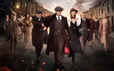 Peaky Blinders, 2017, British television series, crime drama, Cillian Murphy, Tom Hardy, Helen Elizabeth McCrory