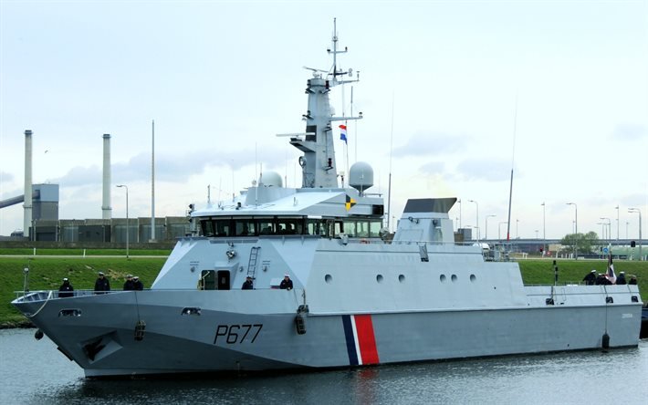 P677コルモラン, 警戒船, 華やかなクラスの巡視船, フランス海軍, フランス軍のボート