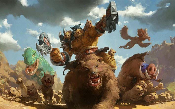 Heroes of Warcraft, Ca&#231;ador, Hearthstone, Warcraft