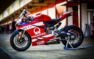 Ducati 959 Panigale, 4k, 2017 motos, MotoGP, motos deportivas, italiano de motocicletas, Ducati