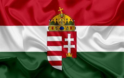 Hungary national football team, emblem, logo, football federation, flag, Europe, flag of Hungary, football, World Cup