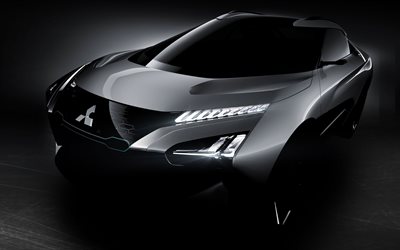 Mitsubishi e-Evolution Concept, 2018 cars, 4k, concepts, japanese cars, Mitsubishi